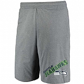 Men's Seattle Seahawks Concepts Sport Tactic Lounge Shorts Heathered Gray